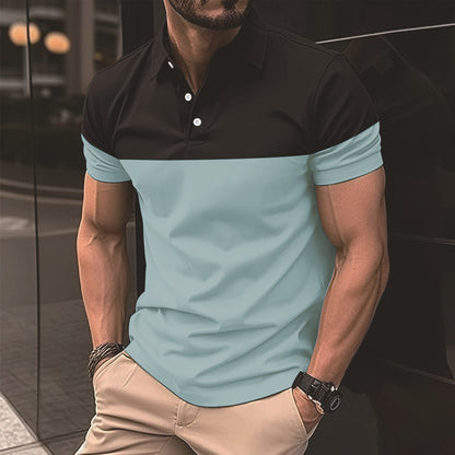 Men's Casual Polo Shirt T-shirt Top