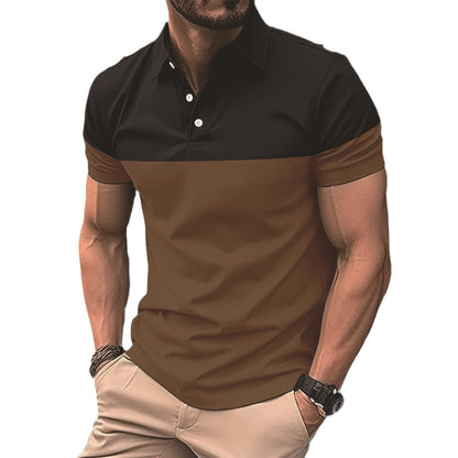 Men's Casual Polo Shirt T-shirt Top