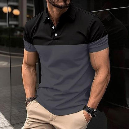 Men's Casual Polo Shirt T-shirt Top