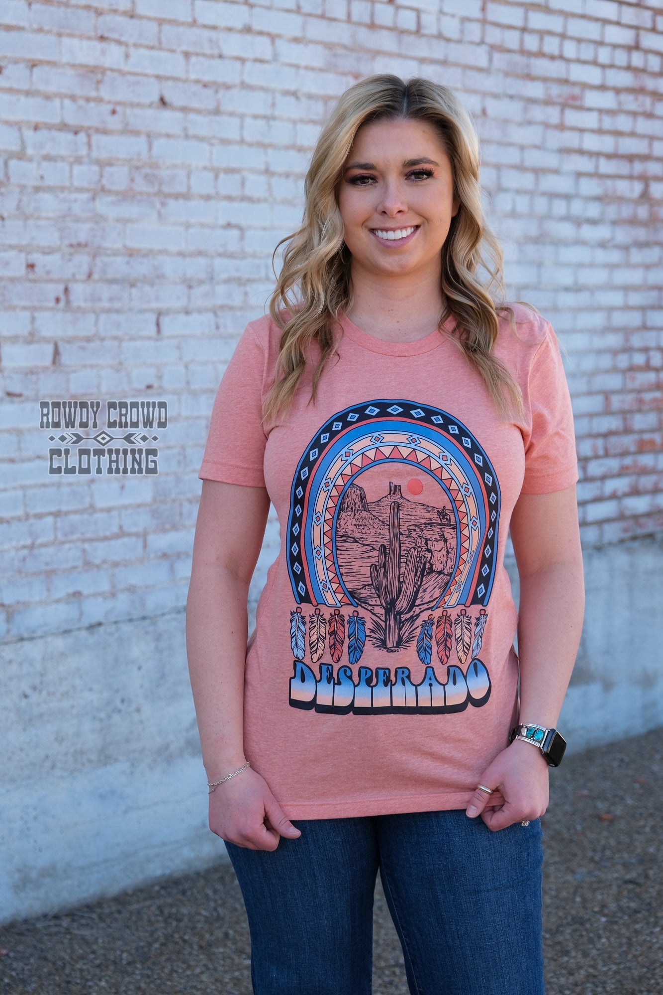 Western Graphic Tee, Western Apparel, Western Boutique, Western Wholesale, Wholesale Clothing, Desperado Tee, Desert Scene Tee