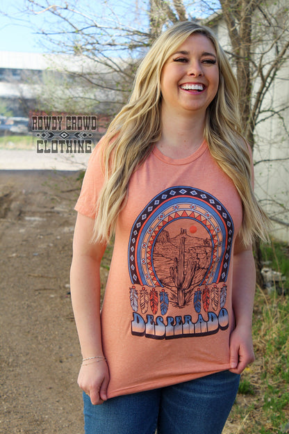 Western Graphic Tee, Western Apparel, Western Boutique, Western Wholesale, Wholesale Clothing, Desperado Tee, Desert Scene Tee